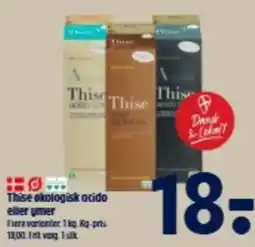 Coop 365 Thise ekologisk acido eller ymer tilbud