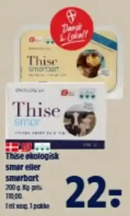 Coop 365 Thise smør tilbud