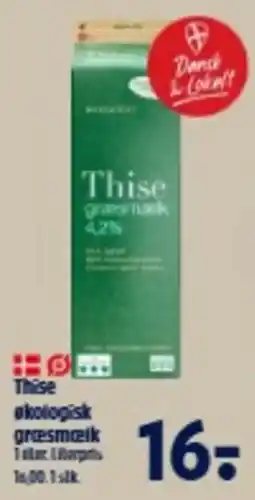 Coop 365 Thise økologisk græsmælk tilbud