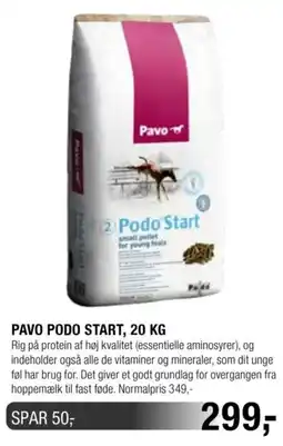 Land & Fritid Pavo Podo Start tilbud