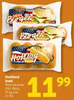 Løvbjerg Quickbury fastfood brød tilbud