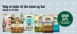 Land & Fritid Acana katte- og hundefoder tilbud