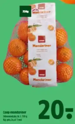 Coop 365 Coop mandariner tilbud