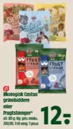 Coop 365 Økologisk Castus grinebiddere eller frugtstrænger tilbud