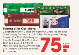 SPAR Tuborg eller Carlsberg tilbud