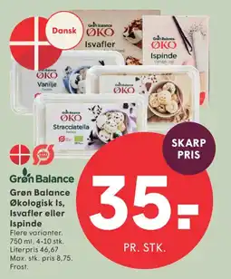 SPAR Grøn Balance Økologisk Is tilbud