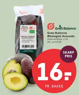 SPAR Grøn Balance Økologisk Avocado tilbud