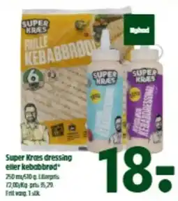 Coop 365 Super Kræs dressing eller kebabbrød tilbud