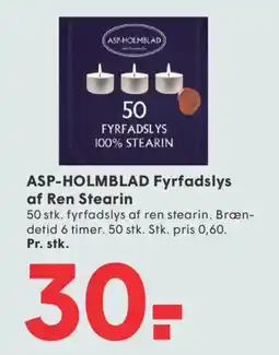 SPAR Asp-holmblad fyrfadsllys tilbud