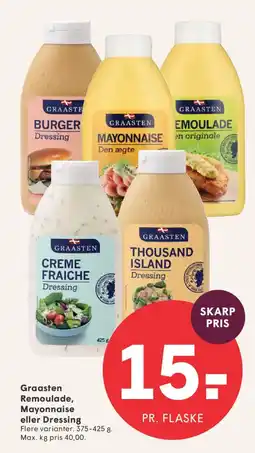 SPAR Graasten Remoulade Mayonnaise eller Dressing tilbud