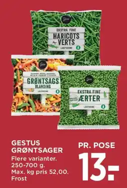 MENY Gestus grøntsager tilbud