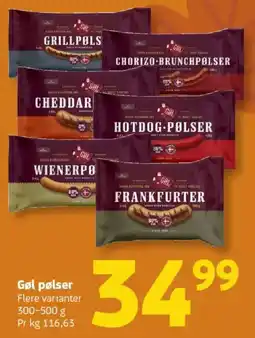 Løvbjerg Gøl pølser tilbud