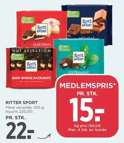 MENY Ritter Sport tilbud