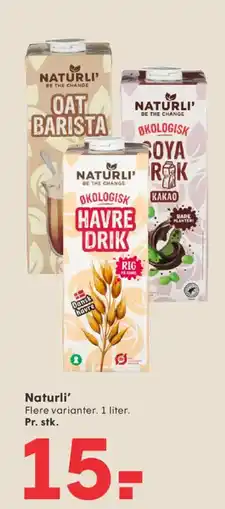 SPAR Naturli' havre drik tilbud