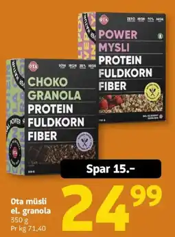 Løvbjerg Ota protein fuldkorn fiber tilbud