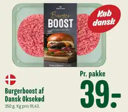 Min Købmand Burgerboost tilbud