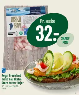 Min Købmand Royal Greenland Disko Bay Ekstra Store Kutter-Rejer tilbud