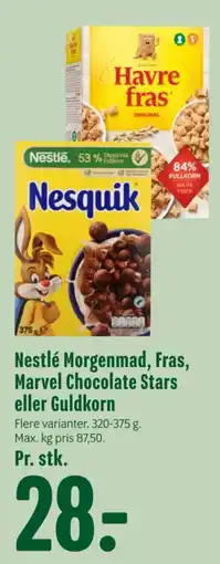 Min Købmand Nestlé Morgenmad tilbud