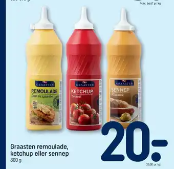 Graasten remoulade ketchup eller sennep