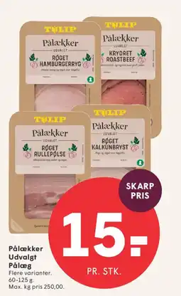 SPAR Tulip Pålækker Udvalgt Pålæg tilbud