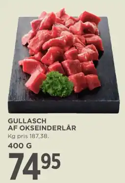 MENY Gullasch af okseinderlår tilbud