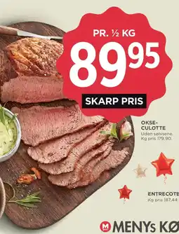 MENY Menys Køkken okseculotte tilbud