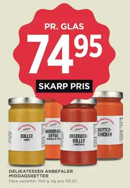 MENY Delikatessen middagsretter tilbud