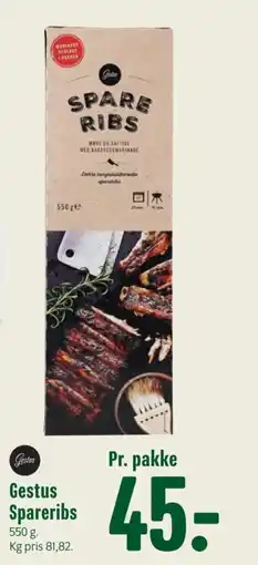 Min Købmand Gestus SpareRibs tilbud