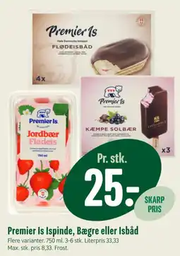 Min Købmand Premier Is Ispinde, Bægre eller Isbåd tilbud
