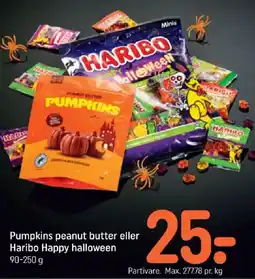 REMA 1000 Haribo pumpkins peanut butter tilbud