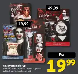 Løvbjerg Face On Halloween make-up tilbud