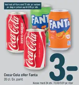 REMA 1000 Coca-Cola eller Fanta tilbud