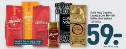 REMA 1000 Café Noir, Gevalia, Lavazza Oro, Merrild kaffe eller instant tilbud