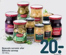 REMA 1000 Beauvais survarer eller Bähncke sennep tilbud