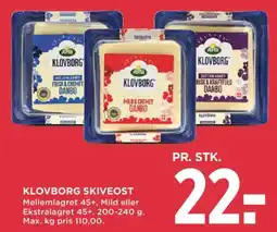 MENY Klovborg skiveost tilbud
