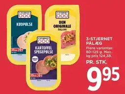 MENY 3-stjernet pålæg tilbud