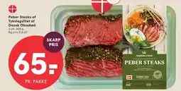 SPAR Peber Steaks af Tykstegsfilet af Dansk Oksekød tilbud