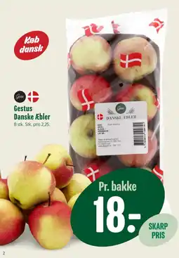 Min Købmand Gestus Danske Æbler tilbud