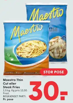 SPAR Maestro Thin Cut eller Steak Fries tilbud