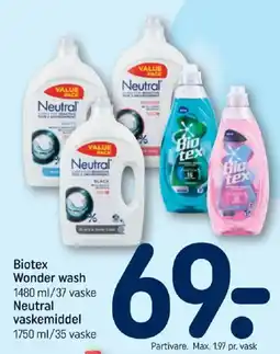 REMA 1000 Biotex wonder wash tilbud