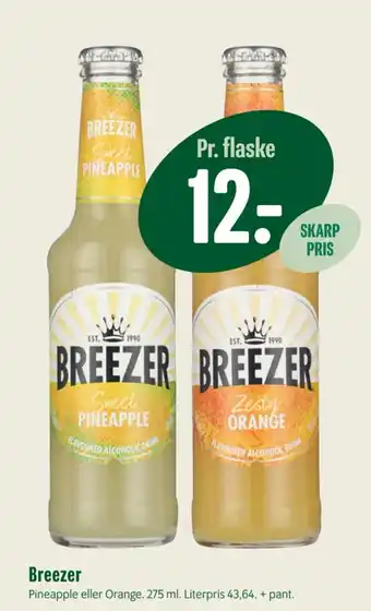 Breezer Pineapple eller Orange