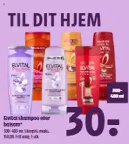 Coop 365 Elvital shampoo eller balsam tilbud