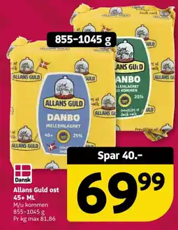 Løvbjerg Allans Guld ost tilbud