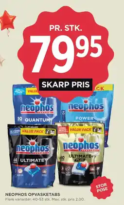 MENY Neophos opvasketabs tilbud