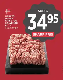 MENY Hakket Grise- og Kalvekød tilbud