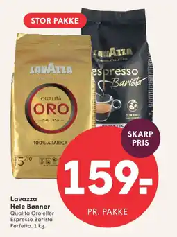 SPAR Lavazza Hele Bønner tilbud