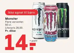 SPAR Monster tilbud