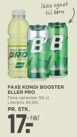 MENY Faxe Kondi Booster tilbud