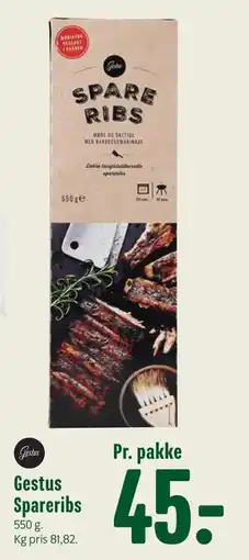Min Købmand Gestus Spareribs tilbud