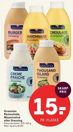 SPAR Graasten Remoulade, Mayonnaise eller Dressing tilbud